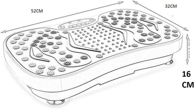 🔥 Thetechmart™ Vibration Plate – Heavy Duty Fat-Burning Machine