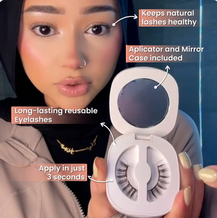 Magnetic Eyelash Kit – Reusable, Glue-Free & Beginner-Friendly
