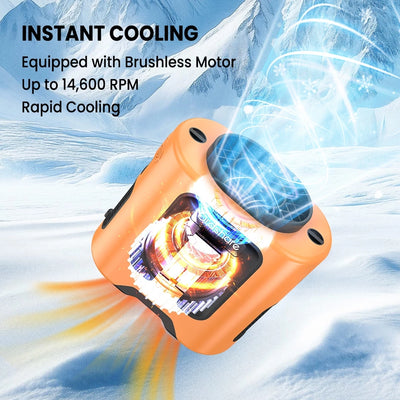 Orashare K200 – Turbo Waist Fan & Powerbank Combo ️‍😍❄️