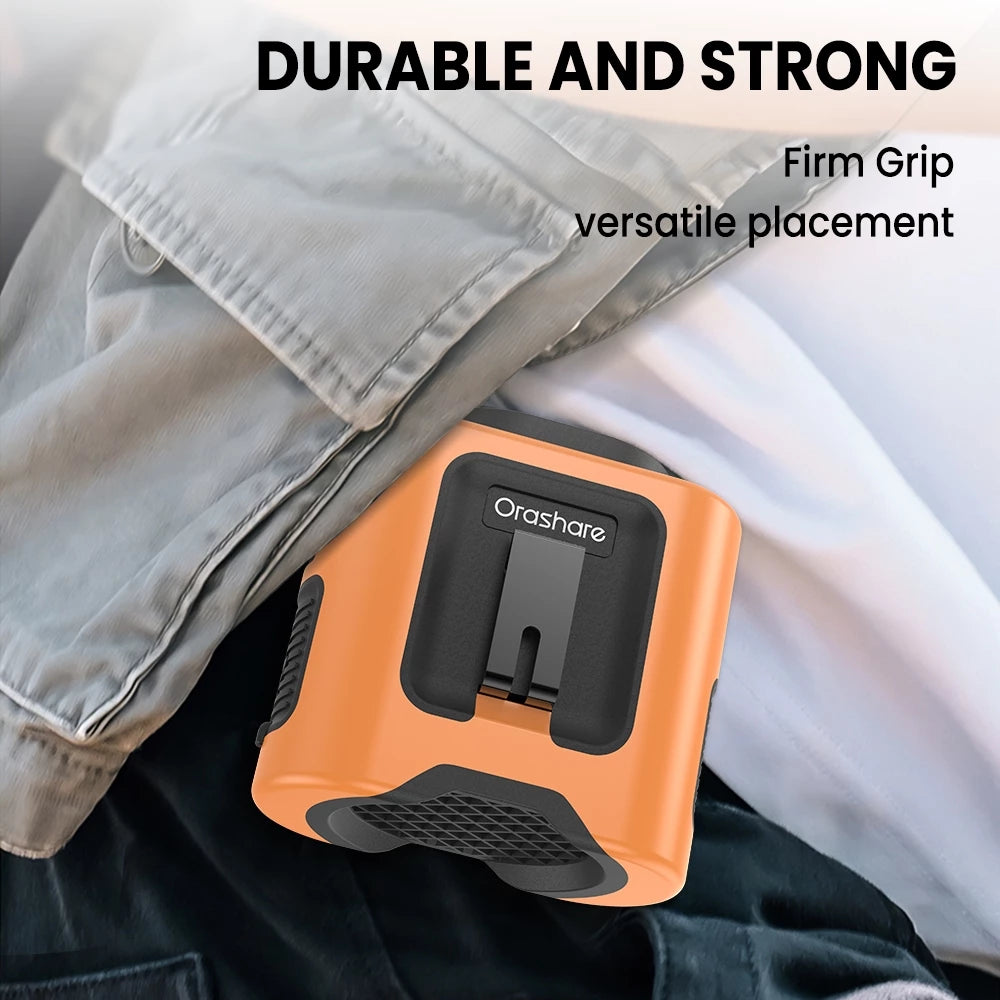 Orashare K200 – Turbo Waist Fan & Powerbank Combo ️‍😍❄️